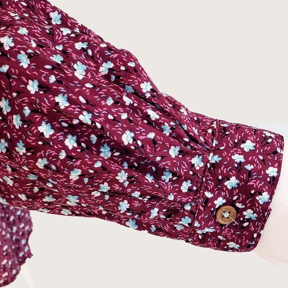 Maeve by Anthropologie Floral Button Blouse NWOT - Picture 7 of 8